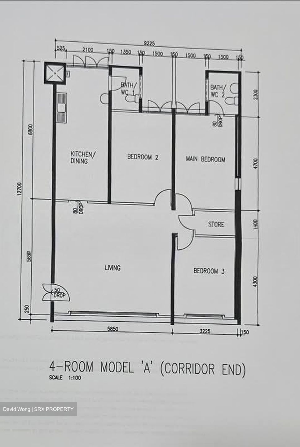 Blk 334 Woodlands Street 32 (Woodlands), HDB 4 Rooms #555585901
